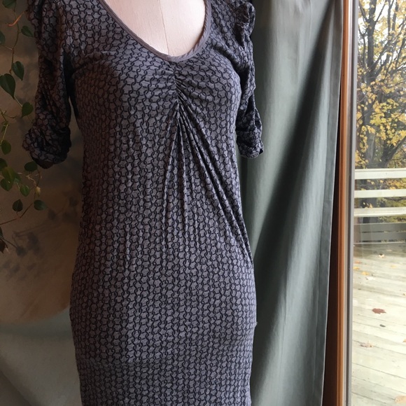 JUICY COUTURE Shirred Sleeve Dress Cotton - Picture 8 of 8